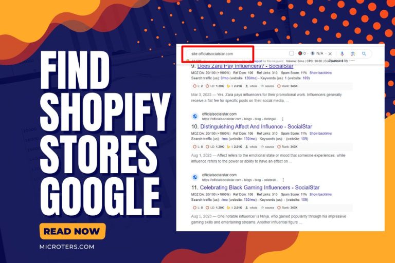 How To Find Shopify Stores On Google